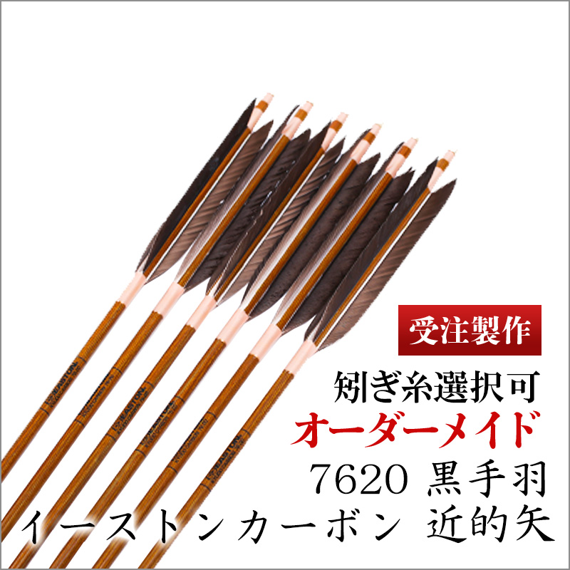 弓道 矢 イーストン カーボン EASTON 8023 水牛筈 近的矢 - その他