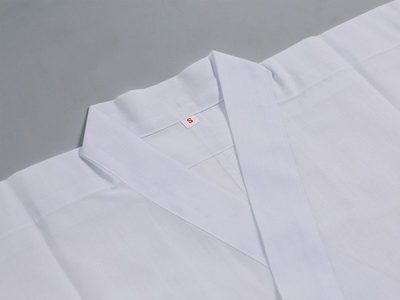 夏用麻混男女共用弓道衣全体襟部分